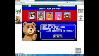 Playing Fists of Furry Ted Game [upl. by Anai432]