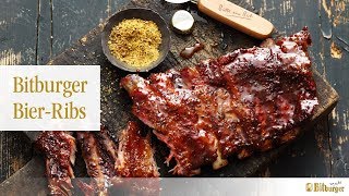 Bitburger und Weber® grillen Bitburger BierRibs [upl. by Whitehouse]