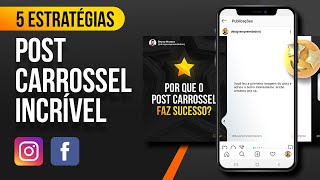 5 ESTRATÉGIAS para POST CARROSSEL no INSTAGRAM AULÃO [upl. by Farant]