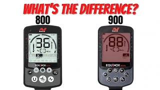 Minelab Equinox 800 vs 900 Whats The Difference [upl. by Eisyak]