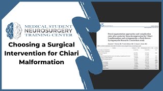 Choosing a Surgical Intervention for Chiari Malformation [upl. by Hurst]