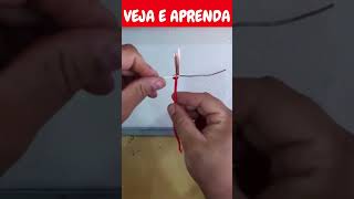 VEJA e APRENDA  EMENDAR FIO RÍGIDO shorts [upl. by Patsis]