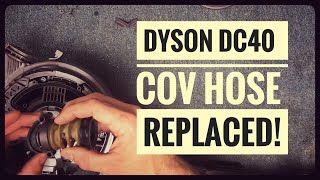 Dyson DC40 change over hose replacement—repairman shows how [upl. by Joline]