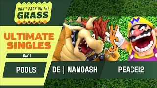 DE  Nanoash Bowser vs Peace2 Wario  DPG 2024  Ultimate Singles Pools [upl. by Ena577]