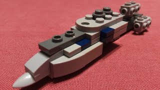 Lego Recusant Class Light Destroyer Speedbuild Star Wars Revenge of the Sith Improved Design [upl. by Boy]