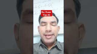 Bsc exam tips 2 manojsir [upl. by Ykvir]