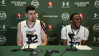 CSU Basketball M Press Conference 201819 Sam Houston State [upl. by Innattirb]