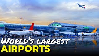 Top 10 Largest Airports in the World  List of The Biggest Airports in 2024 🛫✈️ [upl. by Novi636]