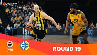 FenerbahceMaccabi  Round 19 Highlights  202324 Turkish Airlines EuroLeague [upl. by Brockwell233]