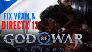 How to Fix God of War RANGNAROK Insufficient VRAM amp DirectX 12 Error 2024 [upl. by Aehsan]