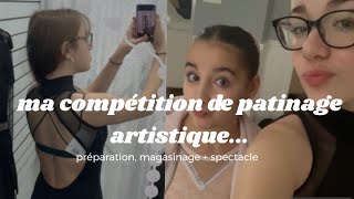 RECAP sur ma COMPÉTITION de patinage ARTISTIQUE  abigail faria [upl. by Yasnyl]