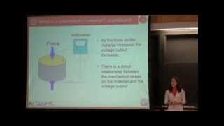 Smart Materials Introduction to Piezoelectricity lecture by Elizabeth Vanderhoef [upl. by Aroel]