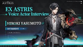 Ex Astris JP VA Interview  Meet Hiroki Yasumoto Deterrent [upl. by Alusru]