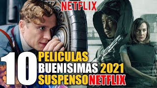 10 Mejores Peliculas de Suspenso 2021 NETFLIX [upl. by Seraphim569]