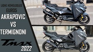 Termignoni ou Akrapovic pour le TMAX 2022  YAM PARIS 15 [upl. by Eilyah]