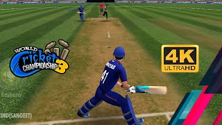 WCC 3 4K Gameplay  World Cricket ChampionShip 3  Highest Graphics Settings  Xiaomi TAB 5 [upl. by Yramliw]