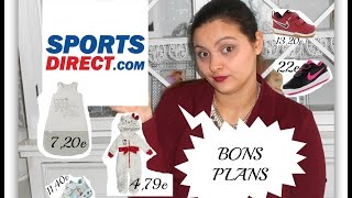 UN SITE UN AVIS  SPORTS DIRECT  BONS PLANS [upl. by Lynna]