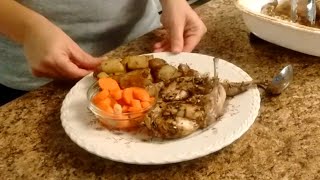 Balsamic Rosemary Rabbit  How To Cook Rabbit Meat [upl. by Pellet]