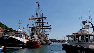 SPANISH GALLEON IN SCARBOROUGH HARBOUR [upl. by Aurel]