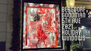 Bergdorf Goodman’s 2021 Holiday Window Displays 🌲 🎅 [upl. by Nogas]