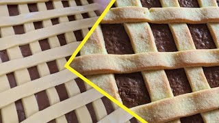 Crostata di pasta forolla al Cioccolato Chocolate Shortcrust Pastry Tart [upl. by Efar]