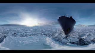 Vidéo 360° Antarctique  Voyage à travers les glaces [upl. by Christoph]