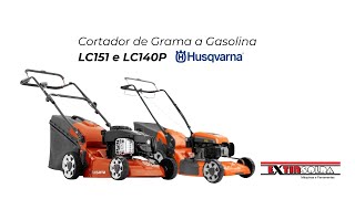 Cortador de grama LC151 e LC140P Husqvarna [upl. by Esli871]