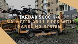 HARDAB 5000 H 6  Hybrid Drill Rig with 6 meter rods and Rod Handling System [upl. by Jenilee]