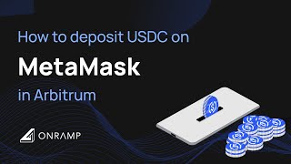 Deposit USDC on MetaMask in Arbitrum  Onramp [upl. by Eniloj]