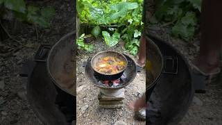 Outdoor Cooking In Jamaica  Jamaican Brown Stew Turkey Neck jamaica outdoorcooking shorts [upl. by Lannie]