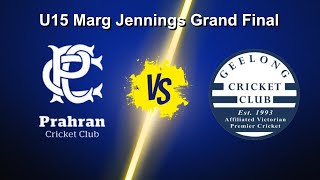 U15 Marg Jennings Cup Grand Final  Prahran vs Geelong [upl. by Fleece]