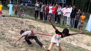 গ্রামের খেলার অসাধারন প্রতিযোগিতাVillage game food challenge  rural game reels fb shorts [upl. by Cedar32]