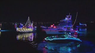 A sneak peak into the Mission Bay Parade of Lights [upl. by Aeynod332]