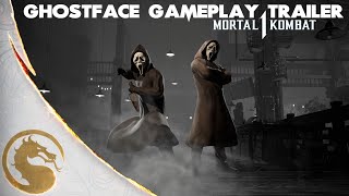 Mortal Kombat 1  Ghostface Gameplay Trailer [upl. by Ahsote]