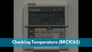 Checking Temperature reading on the thermistor from the wired RC for VRVSKYAIR FCUBRC1C62 [upl. by Ahseenyt]