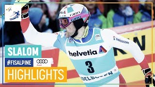 Mens Slalom  Adelboden  Highlights  FIS Alpine [upl. by Airdnaid]