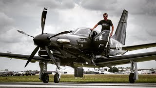 FLYING THE BRAND NEW 2021 TBM940 BLACK KNIGHT  Flight VLOG [upl. by Essex]