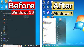 How To Make Windows 10 Look Like Windows 7 Theme 2024 Easy Way  Bring Back Vintage Looks [upl. by Dielu]