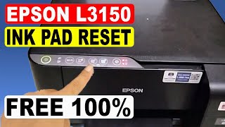 Epson L3150 Resetter Free Download Adjustment Program  Epson L3250 ink pad needs service [upl. by Terrene]