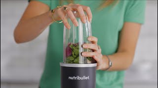 nutribullet Pro 1200  Setting up the personal blender for first use [upl. by Keldon]