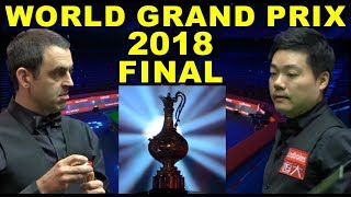 OSullivan v Ding 2018 FINAL World Grand Prix Snooker [upl. by Llennod263]