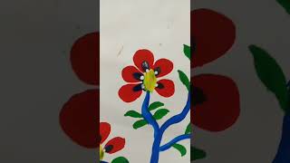 Simple and easy painting for children 🥰art Youtubeshorts [upl. by Nilyam]