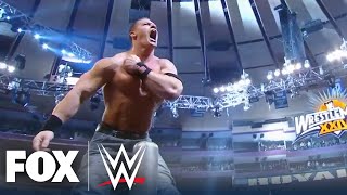 John Cena makes surprise return from injury to win the 2008 Royal Rumble  WWE ON FOX [upl. by Haile852]