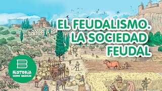 ¿QUÉ ES EL FEUDALISMO Y CÓMO ERA LA SOCIEDAD FEUDAL en 10 min 🎠 ⚔️  Plena Edad Media [upl. by Monty393]