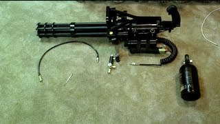 Airsoft Minigun Setup [upl. by Hachman994]