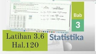 latihan 36 bab 3 statistika kelas XI [upl. by Jahn]