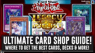 YuGiOh Legacy Of The Duelist Link Evolution Card Shop Guide Where To Find The BEST Cards [upl. by Hoffmann]