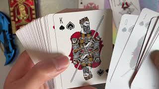 Skanderbeg Freedom Playing Cards Red amp Gold Foil edition viralvideo unboxing playingcards [upl. by Gibbeon]