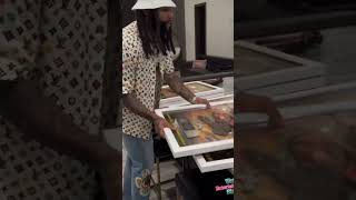 MONEY MAN Shows Fans His Record Sales amp Plaques From His Years Of Hard Work [upl. by Enelyak497]