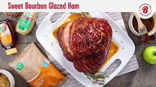 Glazed Sweet Bourbon Ham BB [upl. by Slein837]